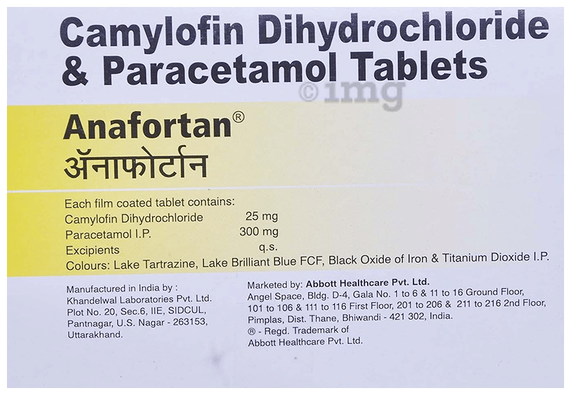 Anafortan 25 mg/300 mg Tablet